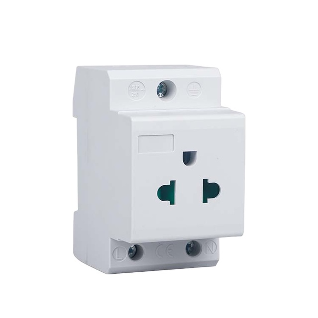Electric Socket Thailand Standard Modular Socket Din Rail Power Outlet Socket