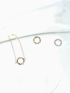 กำไลข้อมือ Brilliant02 สีชมพู ทอง 14K เพชร มุก เครื่องประดับขายส่ง ผู้ผลิตเครื่องประดับชั้นดี กำไลสั่งทำ รับผลิตแบบ OEM ODM - Product Image 3