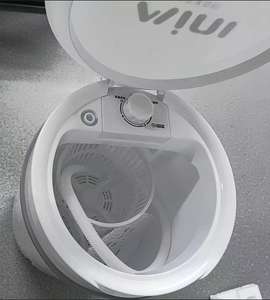 Precio más bajo 4,5 KG redondo pequeño hogar Mini lavadora semiautomática luz azul esterilización lavandería deshidratación uno - Product Image 6