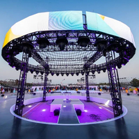 Affichage numérique LED couleur plein écran P4.16 pour extérieur, luminosité élevée 5000cd, étanche IP65, pour mur vidéo LED