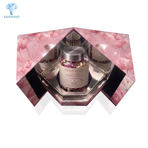 Boîte cadeau rigide, emballage de luxe pour parfum, huile essentielle, cosmétiques, soins de la peau, papier couché gaufré, écologique, recyclé - Product Image 3