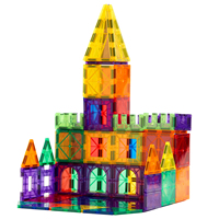 Usine OEM/ODM 500 ensembles de blocs de construction magnétiques en plastique ABS non toxique pour enfants, boîte de couleur, logo personnalisé, marque personnalisée