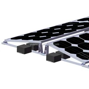 Yuens OEM New Design East-West Aluminum Rack Flat Roof Structures Solar Mounting Bracket Landscape System Pvc Good Price