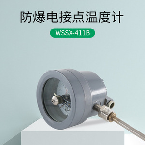 WSSX-411BCT4 เทอร์โมมิเตอร์แบบสัมผัสไฟฟ้าป้องกันการระเบิด 0-300 องศาเซลเซียส ตัวควบคุมอุณหภูมิสแตนเลสพร้อมระบบป้องกันการล้มเหลว - Product Image 4