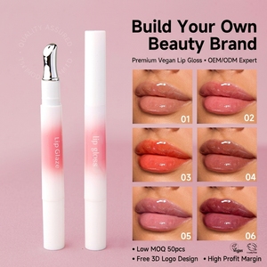 <span class=keywords><strong>Brillo</strong></span> <span class=keywords><strong>Labial</strong></span> Vegano con Purpurina, Hidratante, Transparente, Maquillaje <span class=keywords><strong>Labial</strong></span> de Larga Duración, Colección de Brillos Labiales con Tinte Duradero - Product Image 1