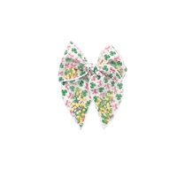 Noeuds en argile pour la Saint-Patrick, noeuds en argile trèfle, motif et taille personnalisés