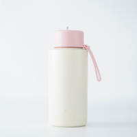 Bouteille d'eau isolée en acier inoxydable 34oz sans BPA gobelet de sport chaud et froid avec paille capacité de 1000ml bouteille à boire