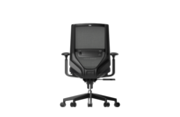 Chaise de bureau ergonomique à dossier haut avec assise en mesh et accoudoirs 3D réglables