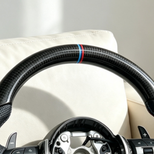Volante Personalizado M para <span class=keywords><strong>BMW</strong></span> con Tira de Cuero y Fibra de Carbono para <span class=keywords><strong>BMW</strong></span> F10/F15/F16/F20/F30/F31/F35/F36 M3/F80 M5/F90 - Product Image 3