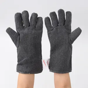 Новинка, тонкие двухслойные перчатки CASTONG с пятью пальцами, из полиэстера, Саржевые сварочные перчатки для строительства