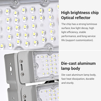 LUMIO Lampu Sorot LED Stadion Desain Modern IP65 Tahan Air SMD Modular Aluminium+PC 500W Sudut Sinar 70-140 3000K-6500K CRI 80