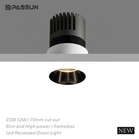 Spot lumineux LED encastré en Aluminium et PC sans cadre 5w pour plafond