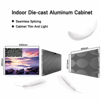 Pantalla LED de Paso Fino P1.25MM para Interiores, Video Wall 4K para Estudio de Transmisión, Pantalla sin Costuras de Alta Frecuencia de Actualización, Pantalla Profesional para Fondo de TV