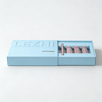 Boîte d'emballage personnalisée pour kit de maquillage en gros : Rouge à lèvres liquide, gloss, crayon à lèvres, avec cordon