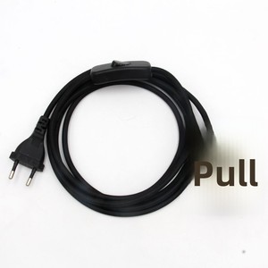 מחזיק מנורה עם כבל מתכת תקן אירופאי E27 בסגנון וינטג' אדיסון עם מתג תלייה - Product Image 5