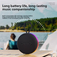 Haut-parleur portable magnétique Redwingy 5W 1500mAh avec radio FM, mini lecteur de musique TWS, haut-parleurs étanches pour salle de bain