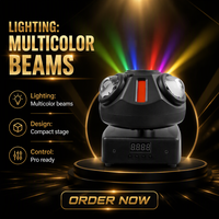 Projecteur laser stroboscopique rotatif DMX512 Space Ball, éclairage disco DJ RGB pour discothèques et KTV