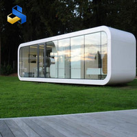 Cabine de Luxe en Aluminium de 20 pieds, Modèle Conteneur Personnalisé, Préfabriquée pour Hôtels, Maison Portable, Cabine Modulaire, Maison Mobile, Cabine Apple