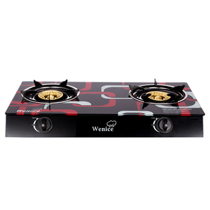 2 Burner Gas Cooker for Electric Gas Stove with Tempered Glass 8002-S11