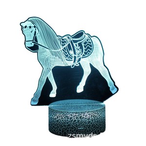 Lampada da Tavolo Decorativa a Forma di Cavallo Senya-Pro, Luce LED Calda per Camera da Letto, Soggiorno, Scrivania, Comodino, Arredamento Casa, Regalo - Product Image 5