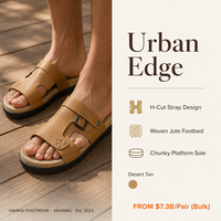 Chanclas Personalizadas OEM para Hombre, Suela Gruesa, Punta Abierta, Color Sólido, Sandalias Casuales de Verano para Playa, Interior y Exterior, Talla Grande, Fábrica China