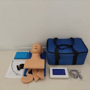 Pronto soccorso medico <span class=keywords><strong>CPR</strong></span> manichini formazione di emergenza per via orale e nasale intubazione tracheale modello di insegnamento con allarme di compressione dei denti - Product Image 5