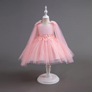 Nouveau style transfrontalier paillettes princesse fille fête moelleux tulle enfants petite fille <span class=keywords><strong>robe</strong></span> formelle - Product Image 1