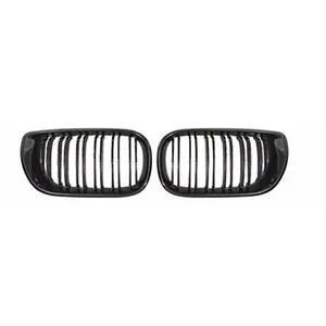 Factory Customization Car Gloss Carbon 4 Doors Black M Sport Kidney Grille For BMW E46 3 Series