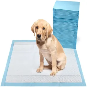 5層漏れ防止使い捨て子犬ペットパッド高吸収性犬トレーニングおしっこパッドマット