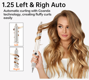 ไดร์เป่าผม Five Plus 8 in 1 ไดร์เป่าผมแบบขั้นตอนเดียว เครื่องหนีบผมตรงแบบมืออาชีพ เครื่องม้วนผม เครื่องมือจัดแต่งทรงผมอเนกประสงค์ แปรงลมร้อน - Product Image 4