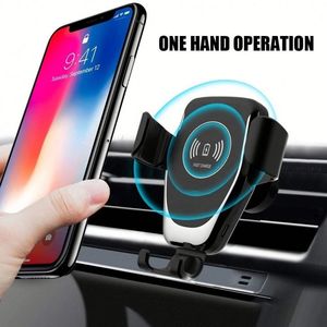 Hot Hot Hot Car <b>Wireless</b> Charger C12 Automatic Clamping Smart Infrared Sensor Air Vent Mount Phone Charger - Product Image 4