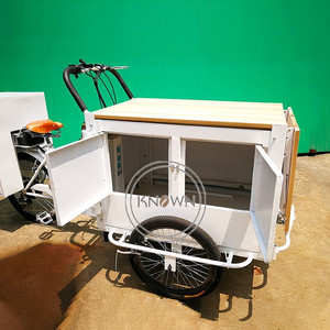 Tricycle à café de rue OEM, <span class=keywords><strong>chariot</strong></span> de vente de nourriture et de collations, vélo cargo mobile à vendre - Product Image 6