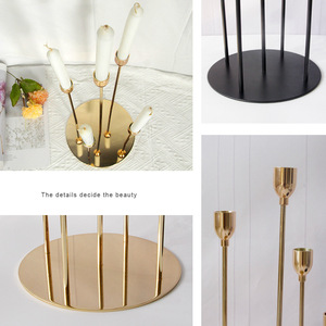 Đám Cưới 5-Cánh Tay Sắt Thân Thiện Với Môi Chịu Nhiệt Nến Nến Chủ Sở Hữu Đối Với Trang Chủ Khách Sạn Đảng Bảng Trung Tâm Trang Trí - Product Image 6