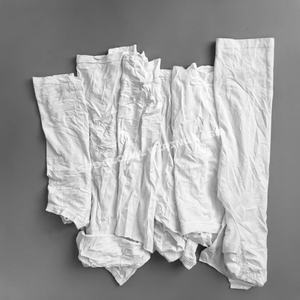 Trapos de limpieza para aceite, trapos de algodón blanco de alta calidad para limpieza, trapos industriales de algodón tipo camiseta - Product Image 1