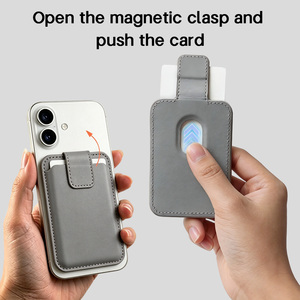Cartera MagSafe Segura con Cierre de Solapa, Tarjetero de Cuero Anticaída para iPhone 16 15, Cartera Magnética para Teléfono al por Mayor, Personalizada - Product Image 2