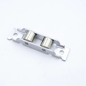 Rullo Moderno in Plastica e Acciaio per Finestre Scorrevoli in UPVC con Doppie Ruote, Accessori Hardware per Porte e Pulegge Scorrevoli per Palestre - Product Image 1