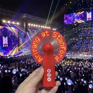 Mini ventilateur portable avec impression personnalisée de texte/logo LED 1 couleur pour cadeaux - yuguang F011 Cadeau de <span class=keywords><strong>fête</strong></span> - Product Image 3