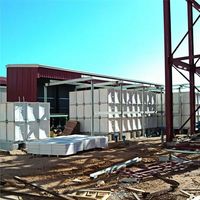 FRP GRP SMC 1000L Modularer Wasserspeichertank Sektionaler Kubischer Paneeltank für Trinkwasser