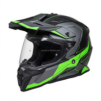 Casque de moto tout-terrain personnalisé avec motif, surface anti-rayures, pour jeunes, vente en gros pour les distributeurs