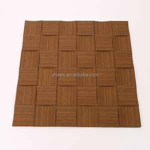 Panneau acoustique en bois à profil concave moderne avec design 3D pour murs courbes <span class=keywords><strong>de</strong></span> chambre et d'hôtel, diffusion sonore optimisée - Product Image 3