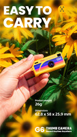 Caméra miniature Lerp&Retro portable pour étudiants, caméra de poche pour l'enregistrement photo et vidéo, accessoire tendance en forme de pendentif