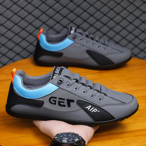 Zapatos Deportivos Casuales para Hombre AIP, Transpirables, con Malla, Cordones en la Puntera, Entresuela de EVA, Diseño Degradado, Suela de Goma, para Todas las Temporadas - Product Image 4