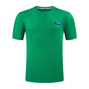 Wholesale High Quality Men's Plain T Shirts Green Tee Shirt Custom Sublimation Mens Tshirts For Summer