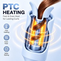Fer à boucler automatique Torlin Heating Stability 220C, arrêt automatique en 10 minutes, durable, ergonomique, pour cheveux longs