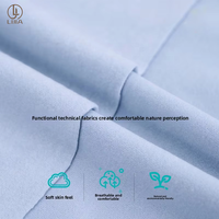 Tissu Lijia 310 g/m² 175 cm de large en mélange 7 fibres (acrylique, lyocell, laine, acétate, Woolence) pour sweats à capuche et vêtements de détente