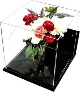 Espositore personalizzato per vendita all'ingrosso di Yageli in acrilico trasparente da collezione Bouquet di fiori da sposa