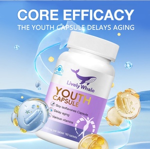 Sống động cá voi nguồn nhà máy tùy chỉnh <span class=keywords><strong>Vitamin</strong></span> E Softgels với VC cho làm trắng OEM ODM dịch vụ - Product Image 3