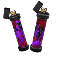 Briquets Électriques OEM en Gros, Design Moderne, Stylo Vide Personnalisé 1ml/2ml/3ml, Dispositif Jetable Rechargeable, Briquet Électronique pour Fêtes