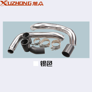 ชุดท่ออินเตอร์คูลเลอร์ Xuzhong สำหรับรถฟอร์ด F-250 ซูเปอร์ดิวตี้ ปี 03-07 อะลูมิเนียม อัพเกรด - Product Image 3