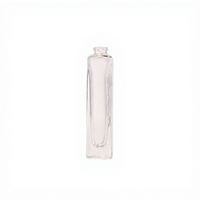 Diffuseur d'arômes sans flamme en verre carré à épaules arrondies, pour bâtonnets de parfum, évaporation par diffusion, usage intérieur salon (sans accessoires)